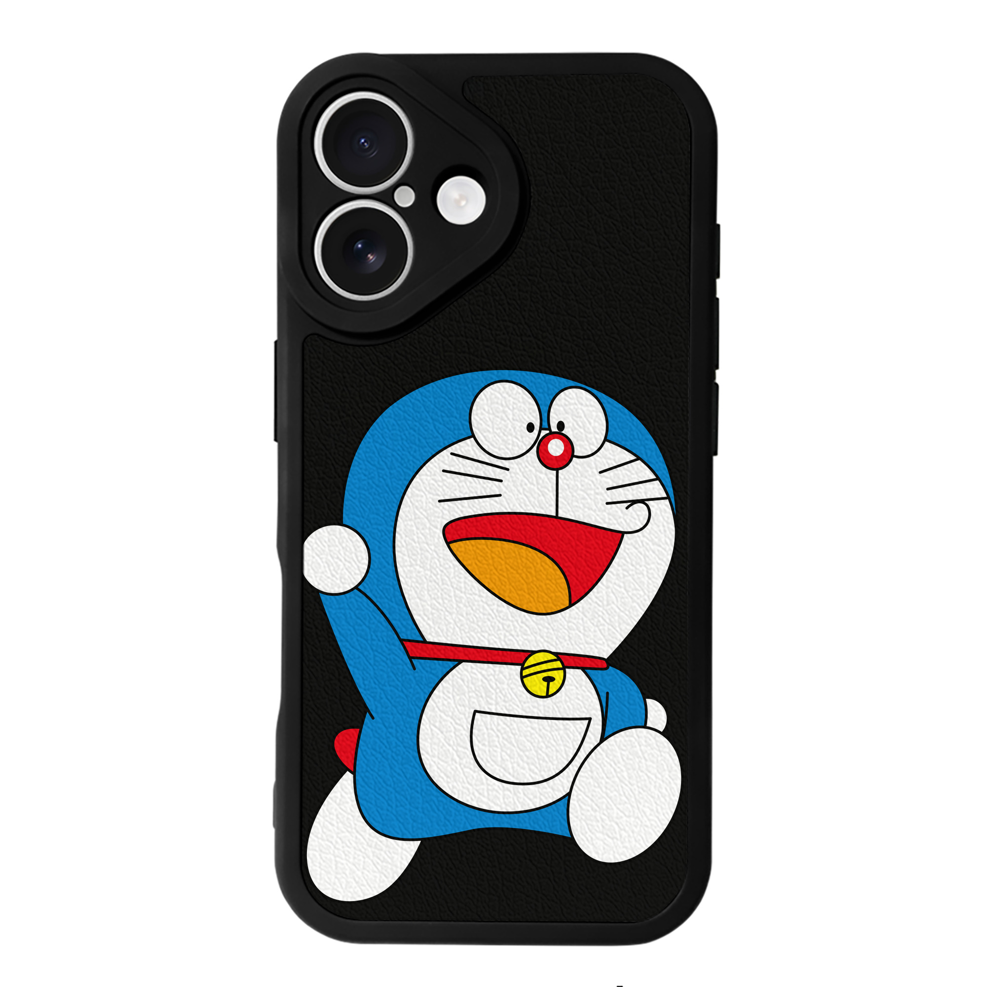 （画像用） ドラえもん Doraemon 【iPhone 16シリーズ対応】シリコンスマホケース（レザー調） 材質：シリコン